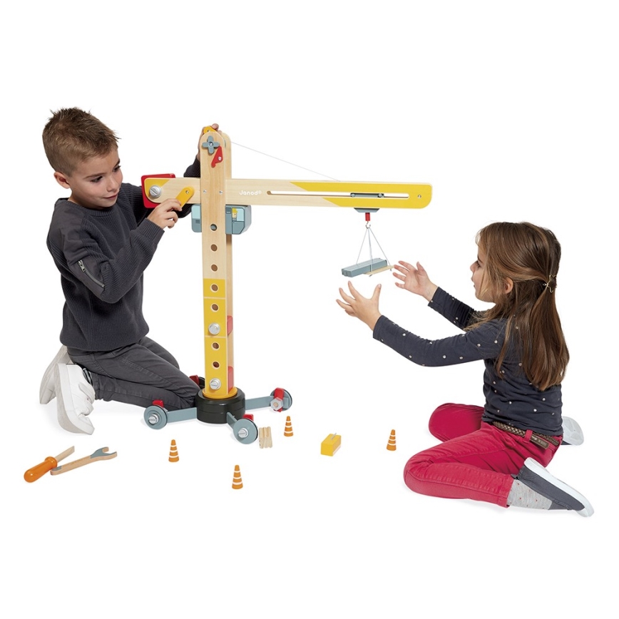 Janod - Wooden crane BOLID