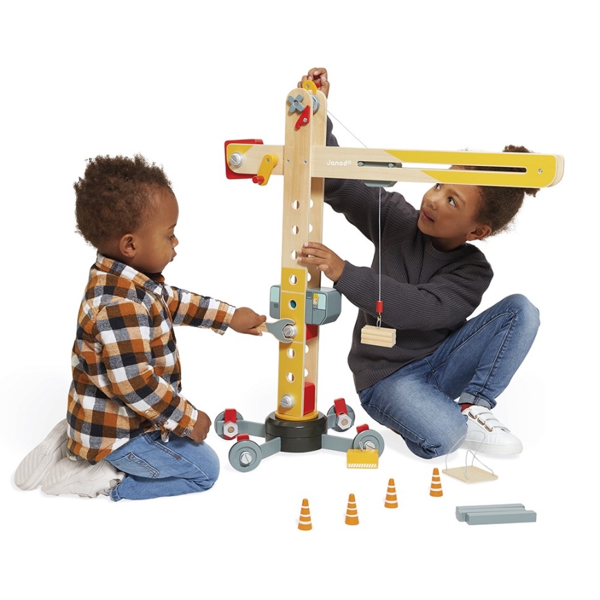 Janod - Wooden crane BOLID
