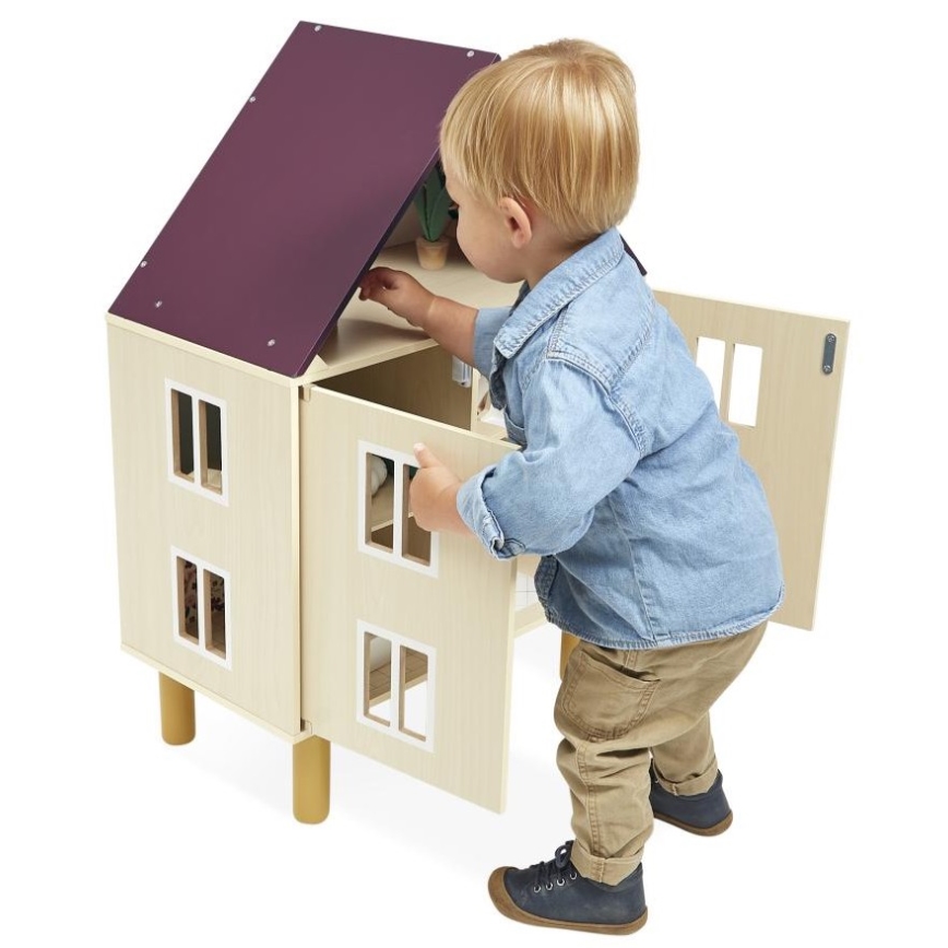 Janod - Wooden dollhouse TWIST