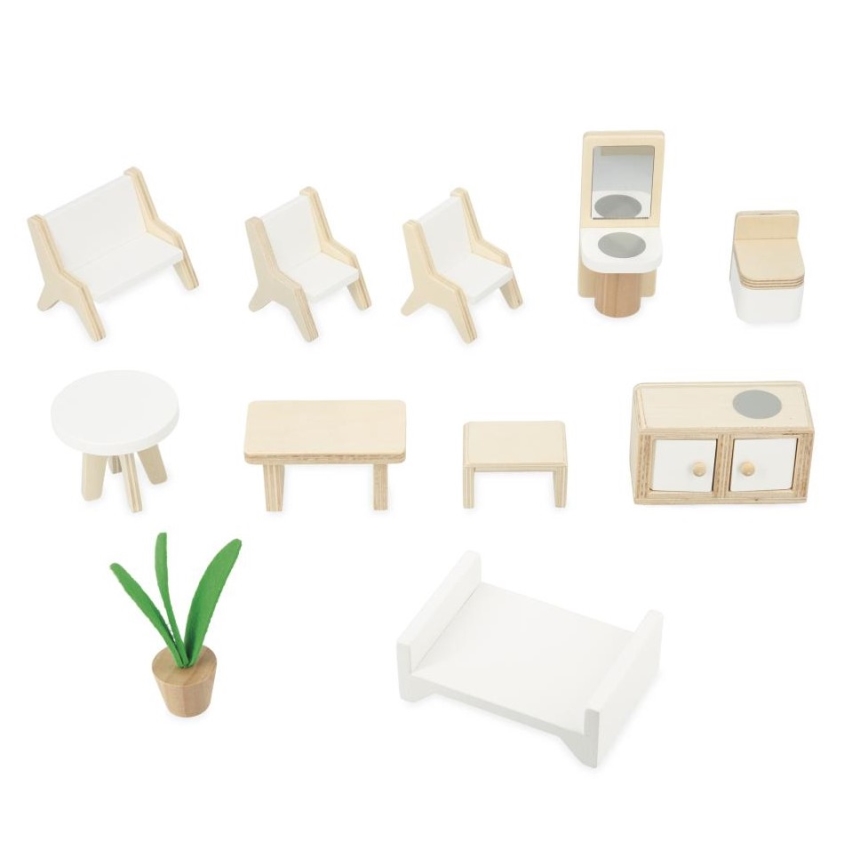 Janod - Wooden dollhouse TWIST