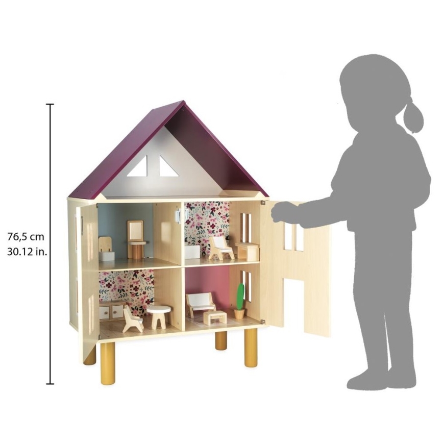 Janod - Wooden dollhouse TWIST