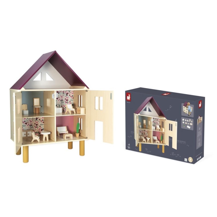 Janod - Wooden dollhouse TWIST