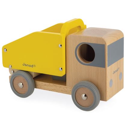 Janod - Wooden excavator and truck BOLID