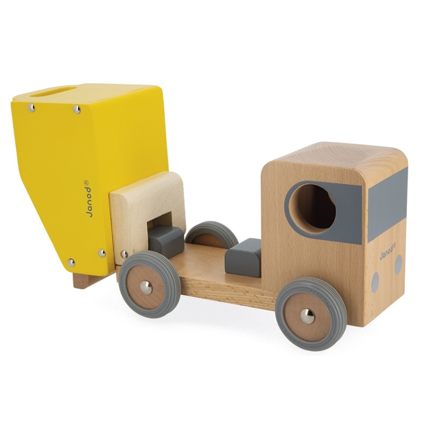 Janod - Wooden excavator and truck BOLID