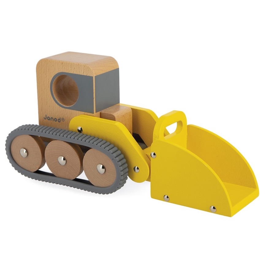 Janod - Wooden excavator and truck BOLID
