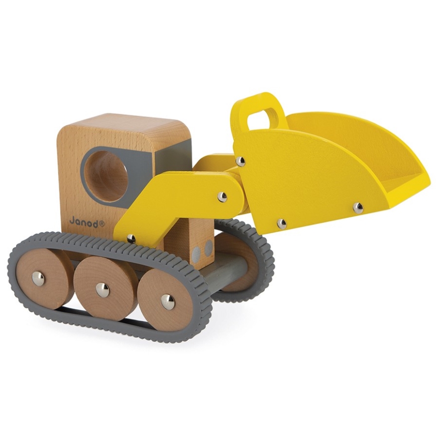 Janod - Wooden excavator and truck BOLID