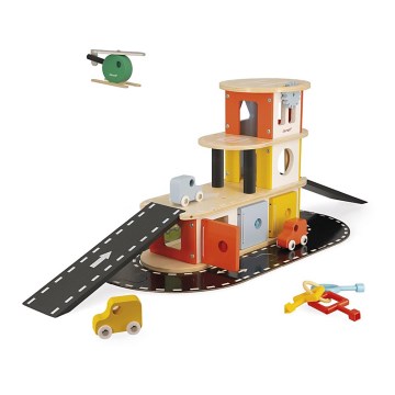 Janod - Wooden garage BOLID