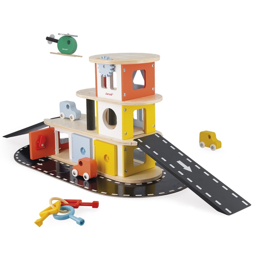Janod - Wooden garage BOLID