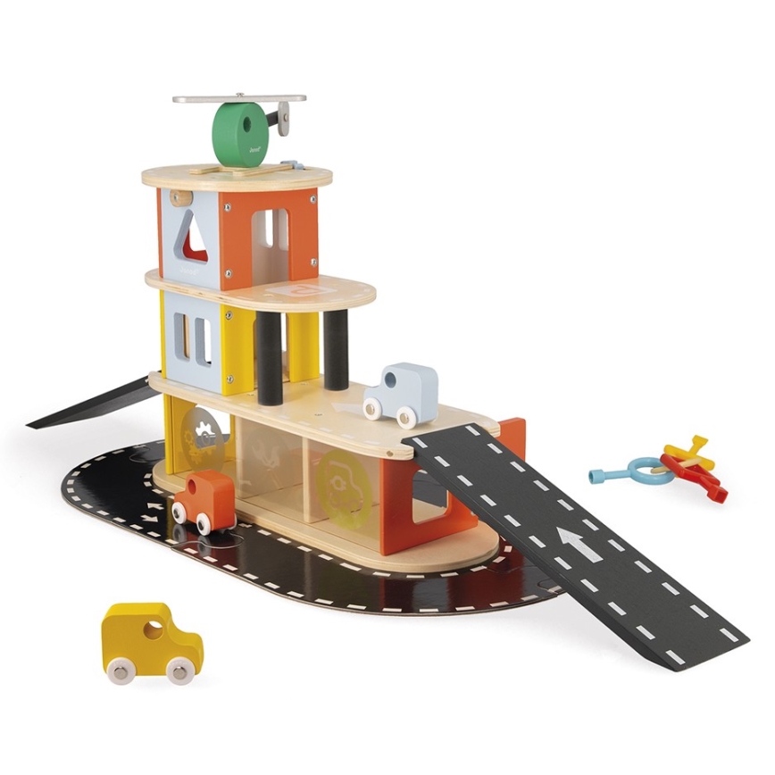 Janod - Wooden garage BOLID