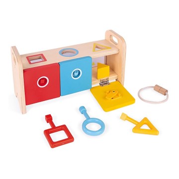 Janod - Wooden interactive toy MONTESSORI 10 pcs