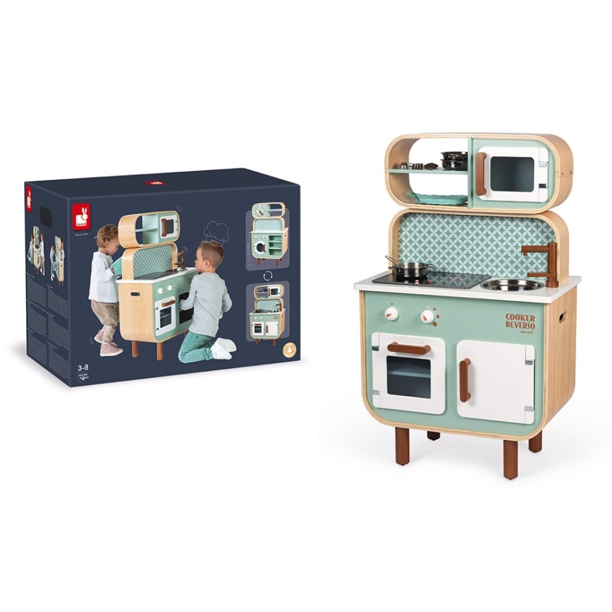 Janod - Wooden kitchen 2in1 REVERSO