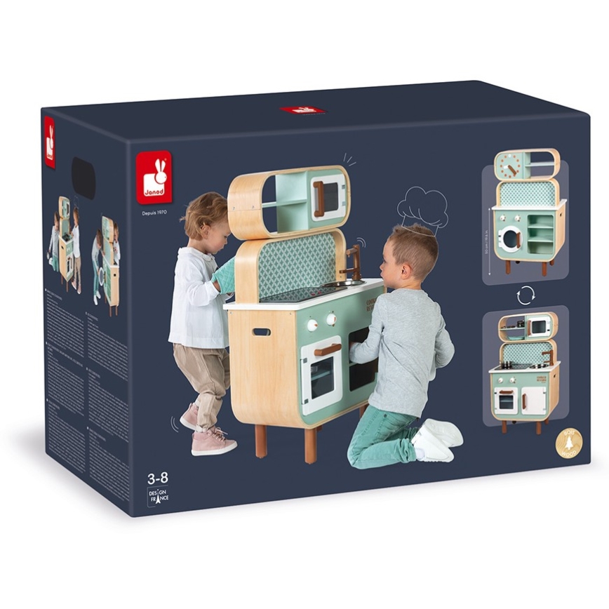 Janod - Wooden kitchen 2in1 REVERSO