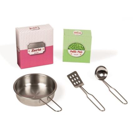 Janod - Wooden kitchen MACARON pink