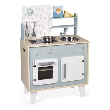 Janod - Wooden kitchen PLUME blue