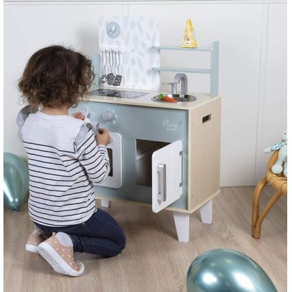 Janod - Wooden kitchen PLUME blue