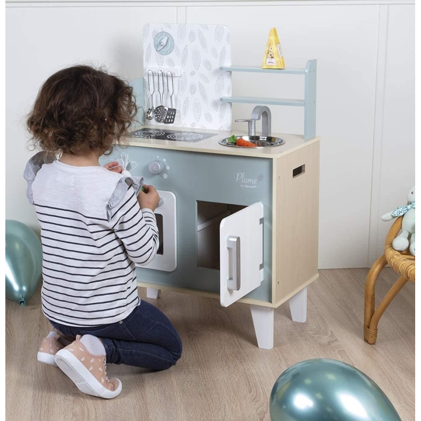 Janod - Wooden kitchen PLUME blue