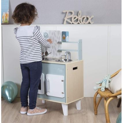 Janod - Wooden kitchen PLUME blue