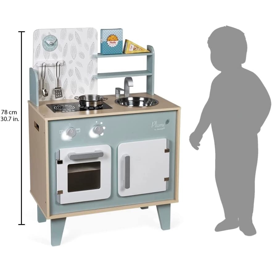 Janod - Wooden kitchen PLUME blue