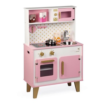 Janod - Wooden kitchen with LED cooktop CANDY CHIC