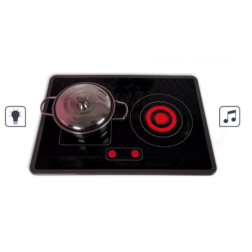 Janod - Wooden kitchen with LED cooktop CANDY CHIC