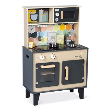 Janod - Wooden kitchen with LED cooktop MOZAIC