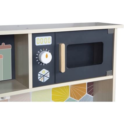 Janod - Wooden kitchen with LED cooktop MOZAIC