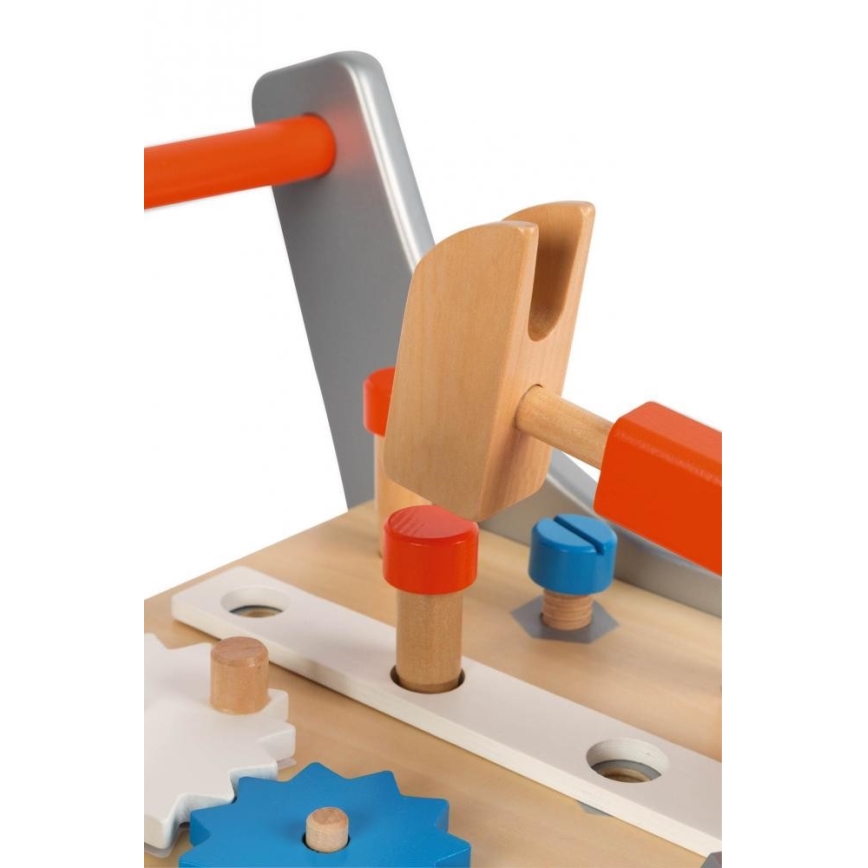 Janod - Wooden walker with tools BRICOKIDS