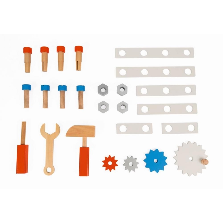 Janod - Wooden walker with tools BRICOKIDS