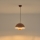 JARDEN pendant light on cable 1xE27/15W/230V, brown