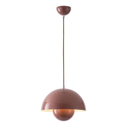 JARDEN pendant light on cable 1xE27/15W/230V, brown