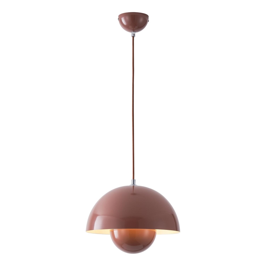JARDEN pendant light on cable 1xE27/15W/230V, brown