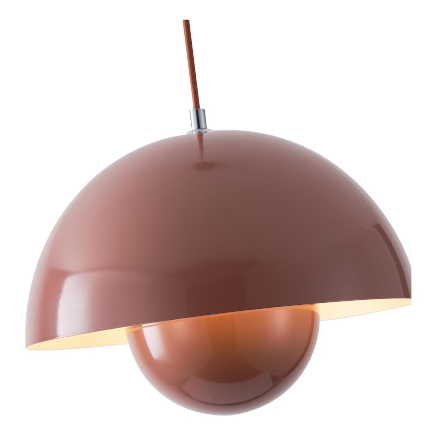 JARDEN pendant light on cable 1xE27/15W/230V, brown