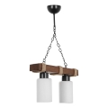 JASMIN lamp 2xE27/40W/230V brown/white