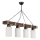 JASMIN Pendant Light 4xE27/40W/230V Brown/White