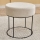 JAVI Ottoman, Ø 40 cm, Cream