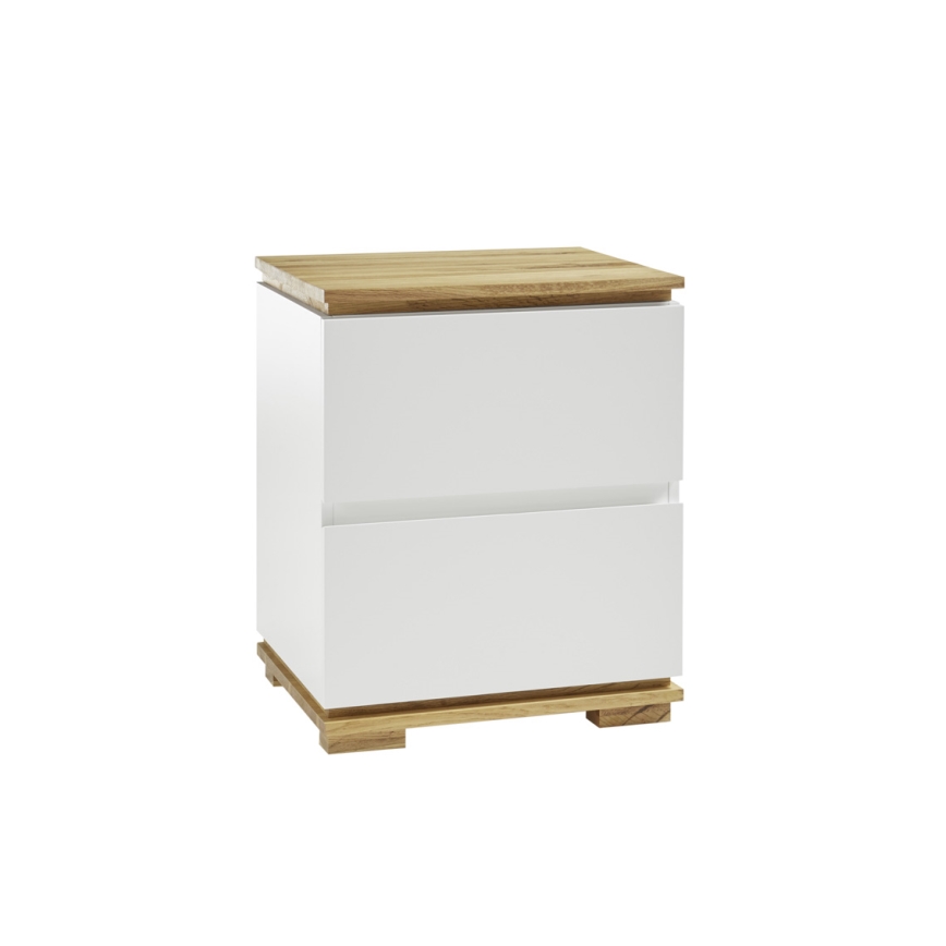 JAVIN White Nightstand