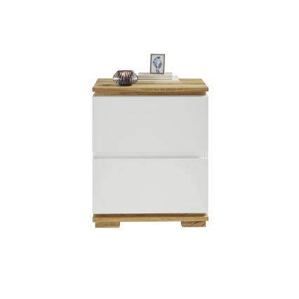 JAVIN White Nightstand
