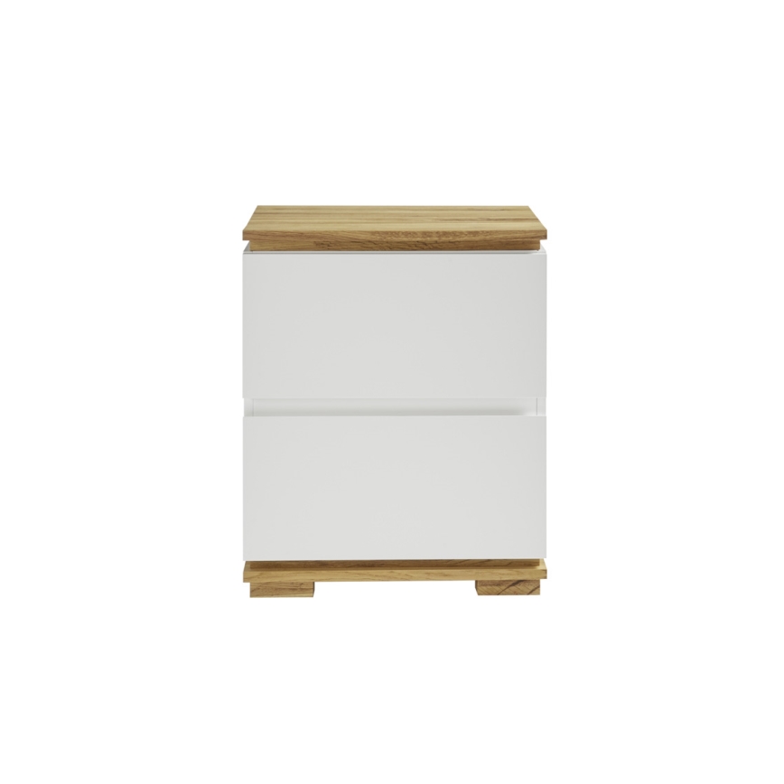 JAVIN White Nightstand