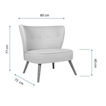 JENI Armchair in Brown
