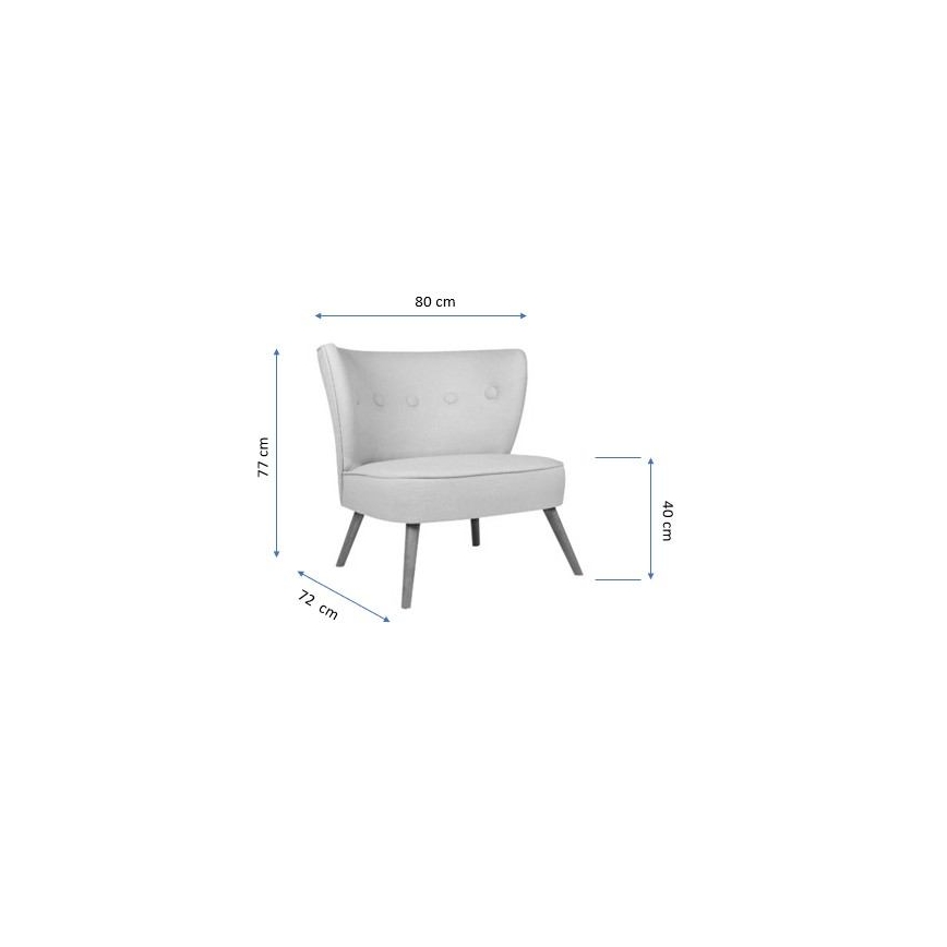 JENI Armchair in Brown