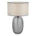 JENIFER Table Lamp 1xE27/40W/230V Gray/Smoked