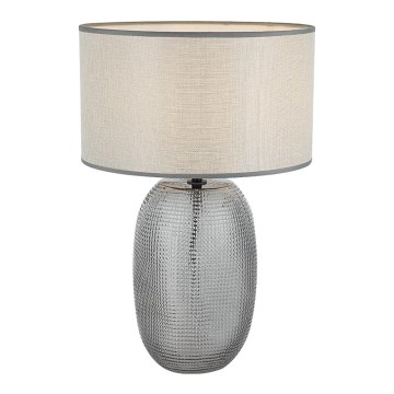 JENIFER Table Lamp 1xE27/40W/230V Gray/Smoked