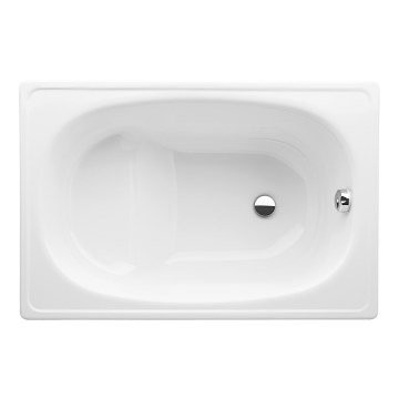 JIKA H2340000000001 - Seated bathtub RIGA 105x70 steel/white