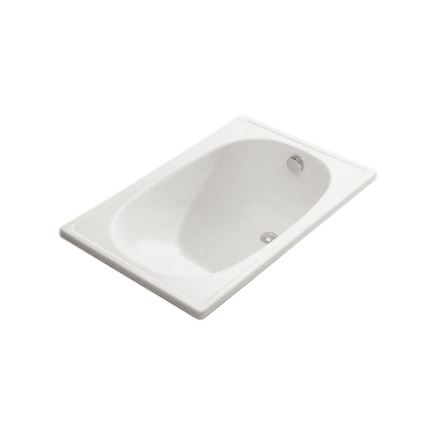 JIKA H2340000000001 - Seated bathtub RIGA 105x70 steel/white