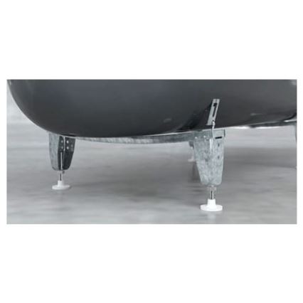 JIKA H2940120000001 - Bathtub feet for ALMA/TANZA/RIGA, stainless steel