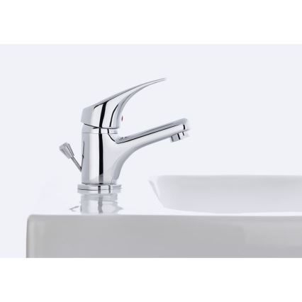 JIKA H3111N10041111 - Basin tap + waste with overflow TALAS 12,3 cm shiny chrome