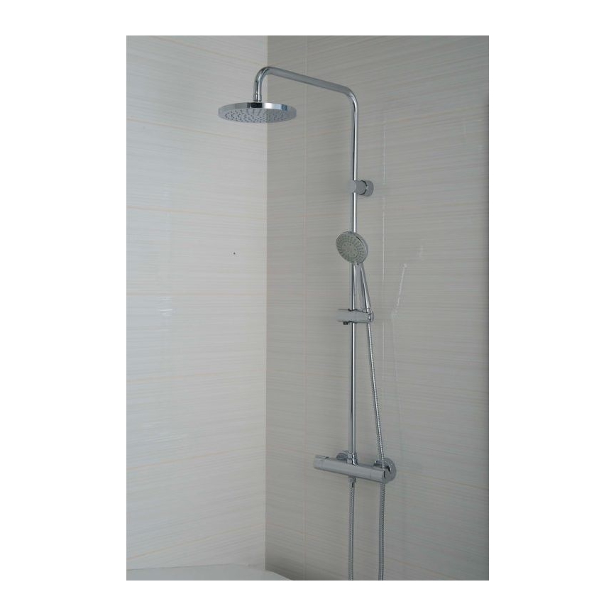 JIKA H3337170045711 - Shower set with thermostatic tap MIO shiny chrome