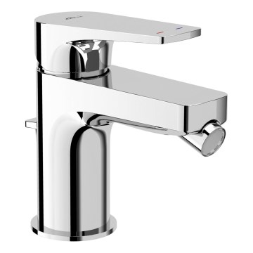 JIKA H3411X10041111 - Bidet tap + waste without overflow CUBITO 12,8 cm shiny chrome