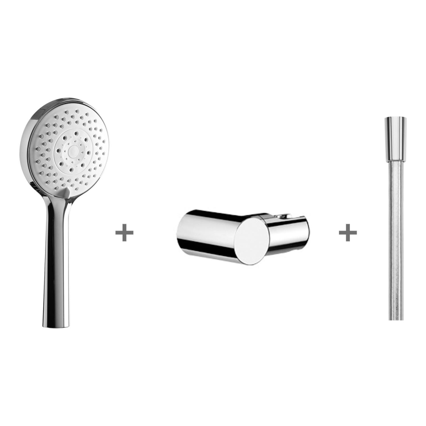 JIKA H3651X00043621 - Shower set CUBITO shiny chrome