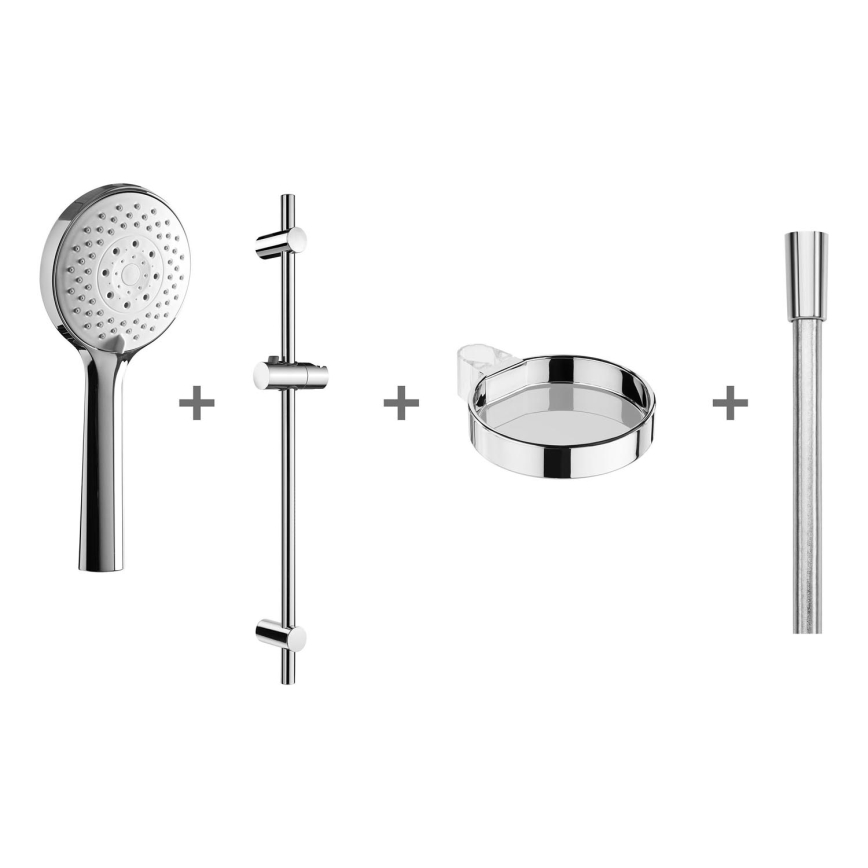 JIKA H3651X00044721 - Shower set CUBITO shiny chrome